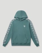 Geedup Mono Logo Tape Hoodie Matcha