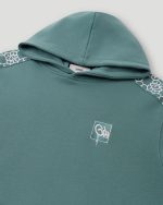 Geedup Mono Logo Tape Hoodie Matcha