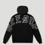 Geedup Ol' English Oversized Hoodie Black