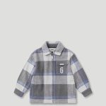 Geedup PFK Flannel Jacket Lil Don Grey Blue/Cream