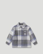 Geedup PFK Flannel Jacket Lil Don Grey Blue/Cream