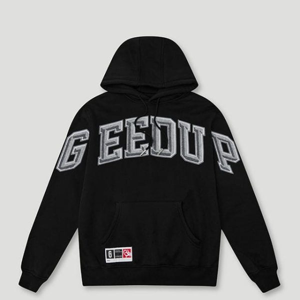 Geedup Team Logo 3D Hoodie Black/Grey