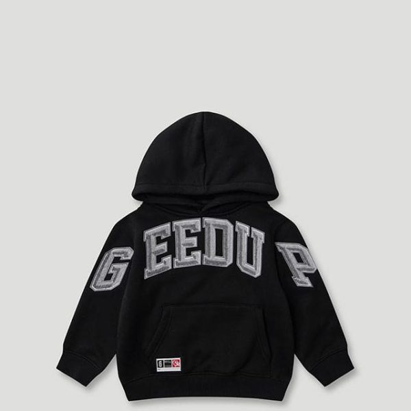 Geedup Team Logo 3D Hoodie Lil Don Black/Grey