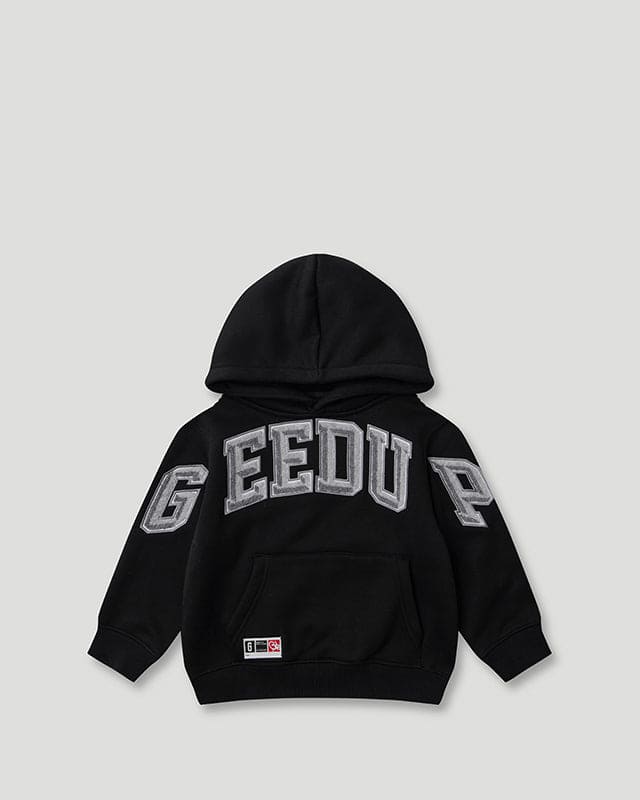 Geedup Team Logo 3D Hoodie Lil Don BlackGrey Geedup Team Logo 3D Hoodie Lil Don Black/Grey