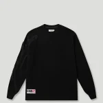 Geedup Waffle Signature Long Sleeve Tee – Black