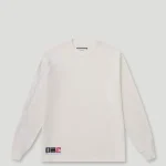 Geedup Waffle Signature Long Sleeve Tee – White