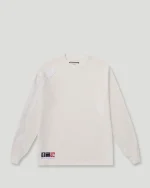 Geedup Waffle Signature Long Sleeve Tee – White