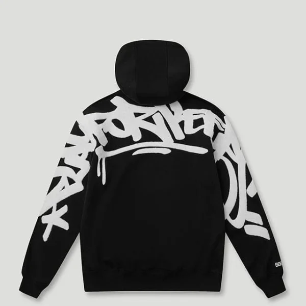 Geedup Wildstyle PFK O/S Hoodie Black/White