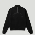 Generals Classic Qtr Zip Jet Black