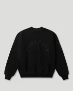 Generals Oversized Crewneck Jet Black