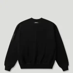 Generals Oversized Crewneck Jet Black