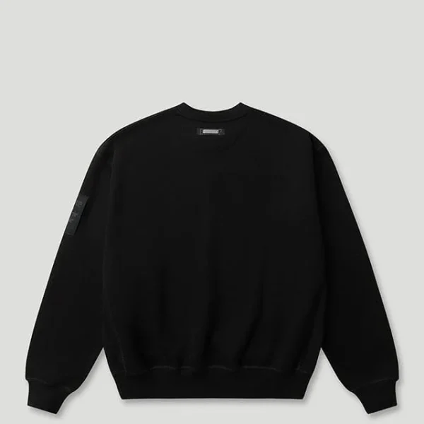 Generals Oversized Crewneck Jet Black