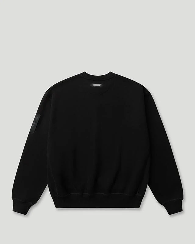 Generals Oversized Crewneck Jet Black back Generals Oversized Crewneck Jet Black