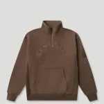Generals Oversized Qtr Zip Chestnut