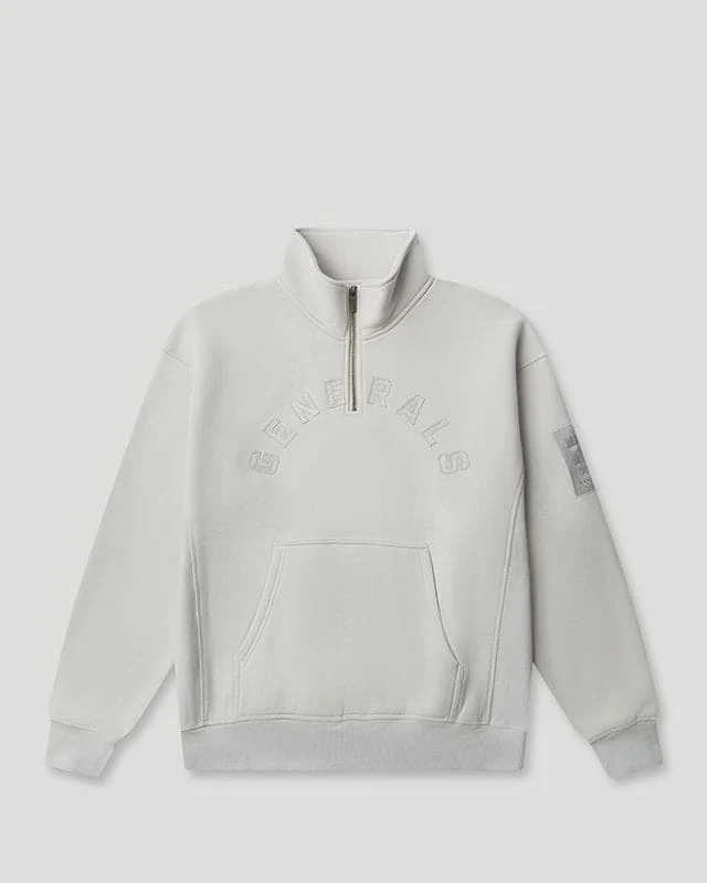 Generals Oversized Qtr Zip Nimbus Cloud Generals Oversized Qtr Zip Nimbus Cloud