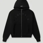 Generals Oversized Zip Hoodie Jet Black