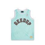 Geedup College Logo B-Ball Jersey Aqua