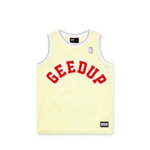 Geedup College Logo B-Ball Jersey Cream