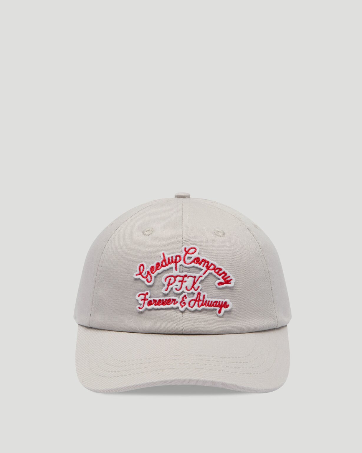 Geedup Company Hat Grey Red Geedup Company Hat Grey/Red
