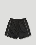 Geedup Emboss Mesh Shorts Black