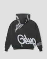 Geedup Multi-Logo Zip Jacket Charcoal/White